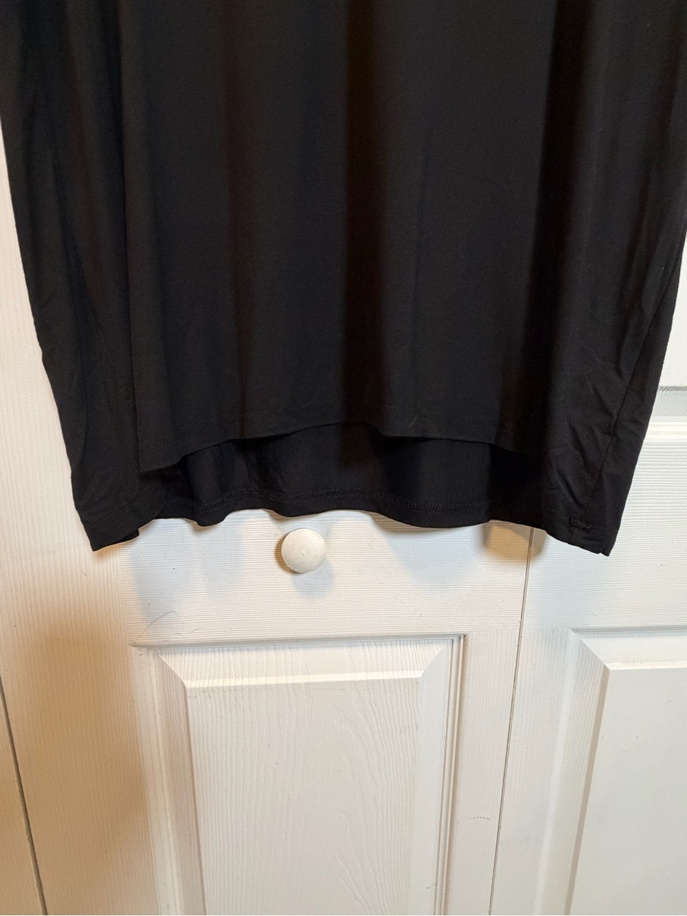 Sterling Kreek 2XL Black Modal V Neck Tunic Top Soft Stretch Plus Size - Picture 3 of 5